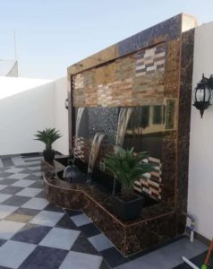 تصميم شلالات منزلية صغيرة بالمدينة المنورة